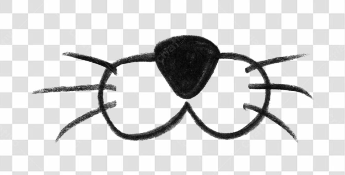 PNG Elemento Gatinho Fofo para Stories PNG com fundo transparente