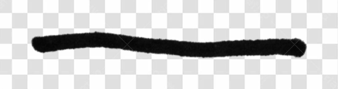 Elemento gráfico abstrato preto PNG com fundo transparente