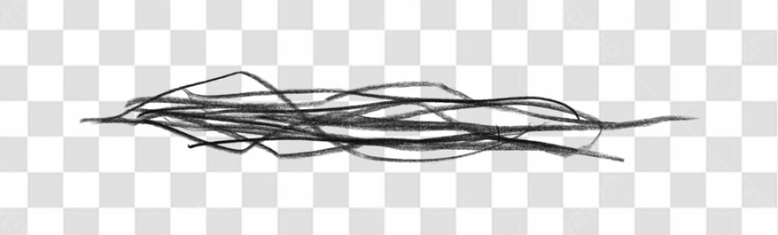 Banner abstrato em PNG com fundo transparente