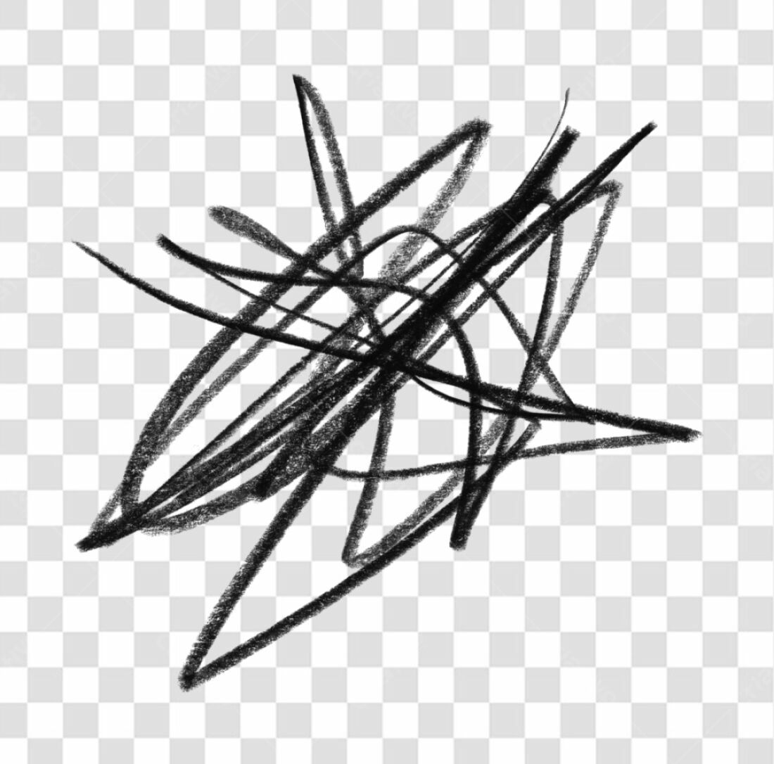Elemento gráfico abstrato PNG com fundo transparente