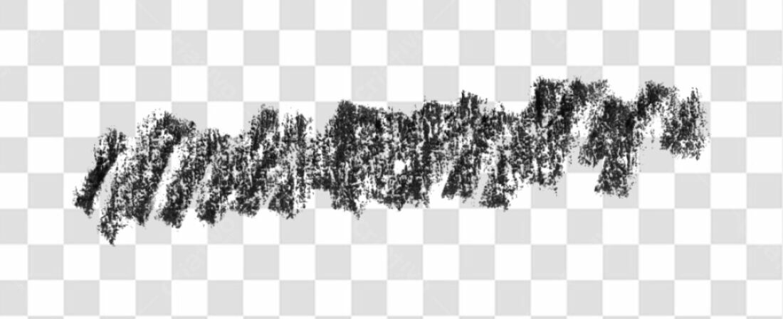 Banner Textura Grunge Preto PNG com fundo transparente