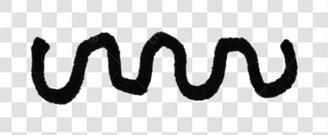Divisor gráfico abstrato PNG com fundo transparente