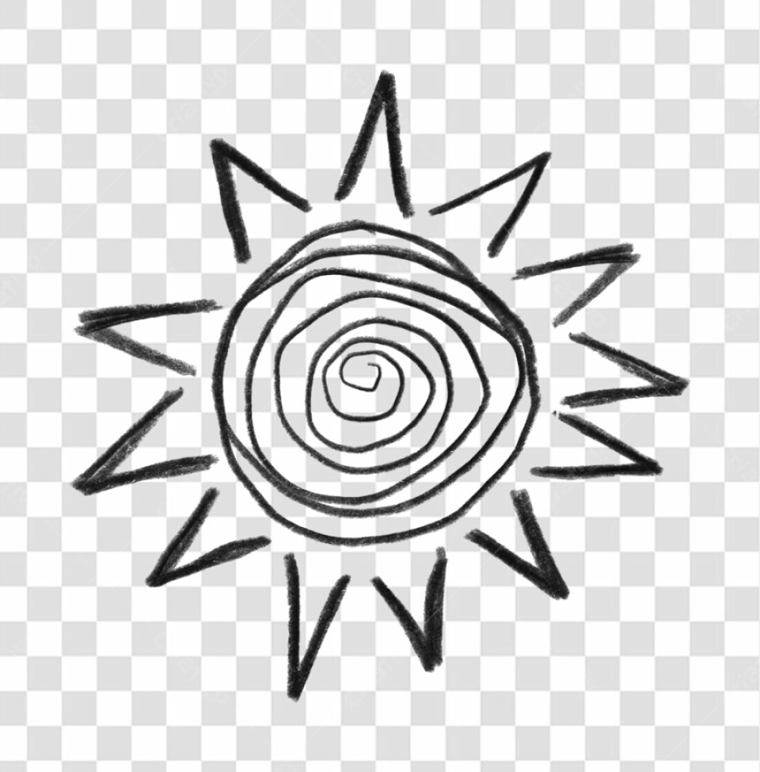 Icone Sol PNG com fundo transparente