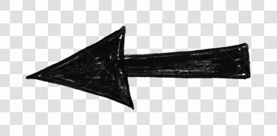 Ícone Seta Esquerda PNG com fundo transparente