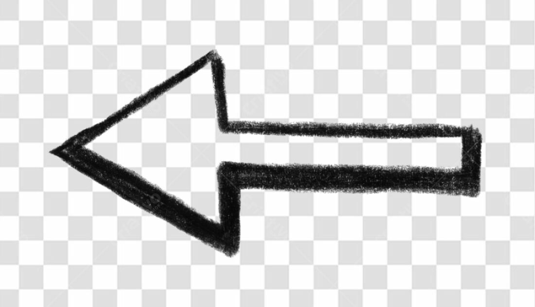 Ícone Seta Esquerda PNG com fundo transparente