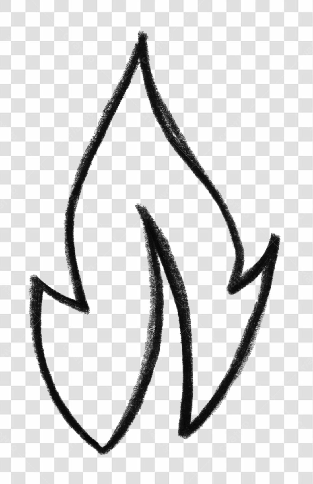 Logo Chama PNG com fundo transparente