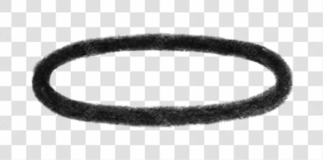 Moldura oval PNG com fundo transparente