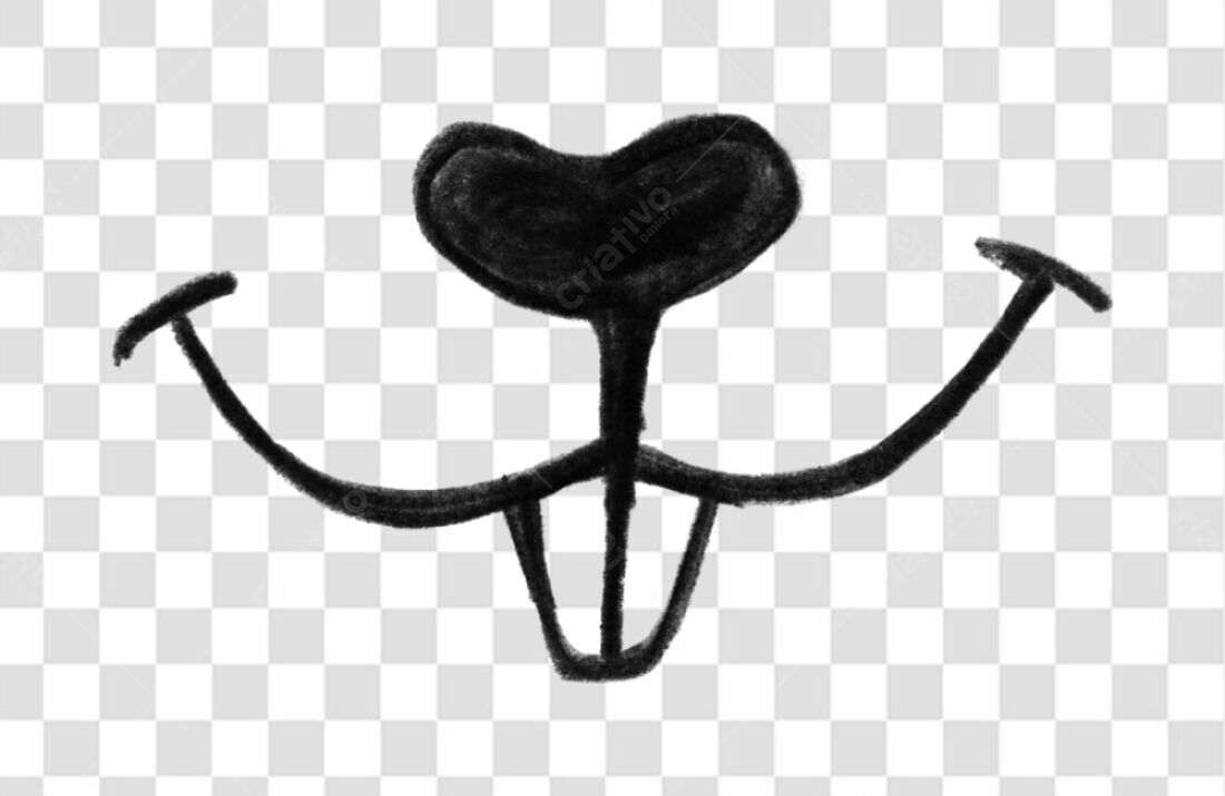 Elemento PNG Boca Sorridente com fundo transparente