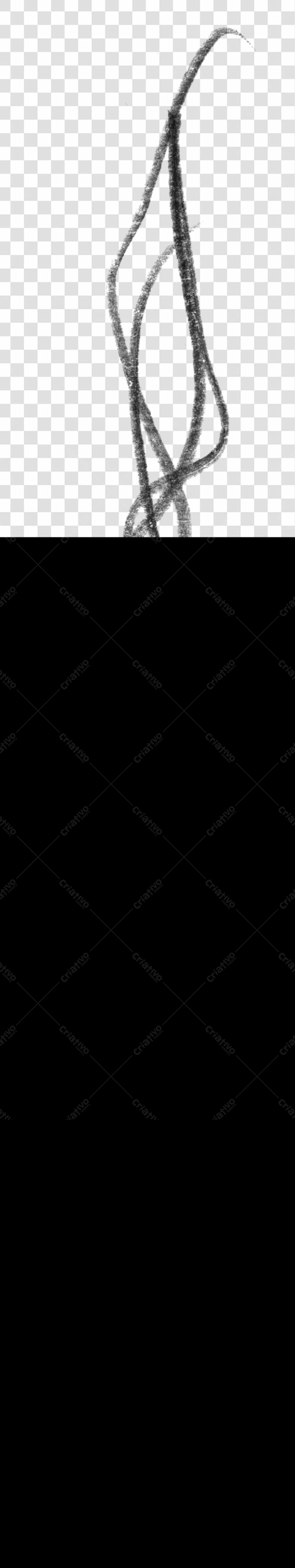 Elemento gráfico abstrato PNG com fundo transparente