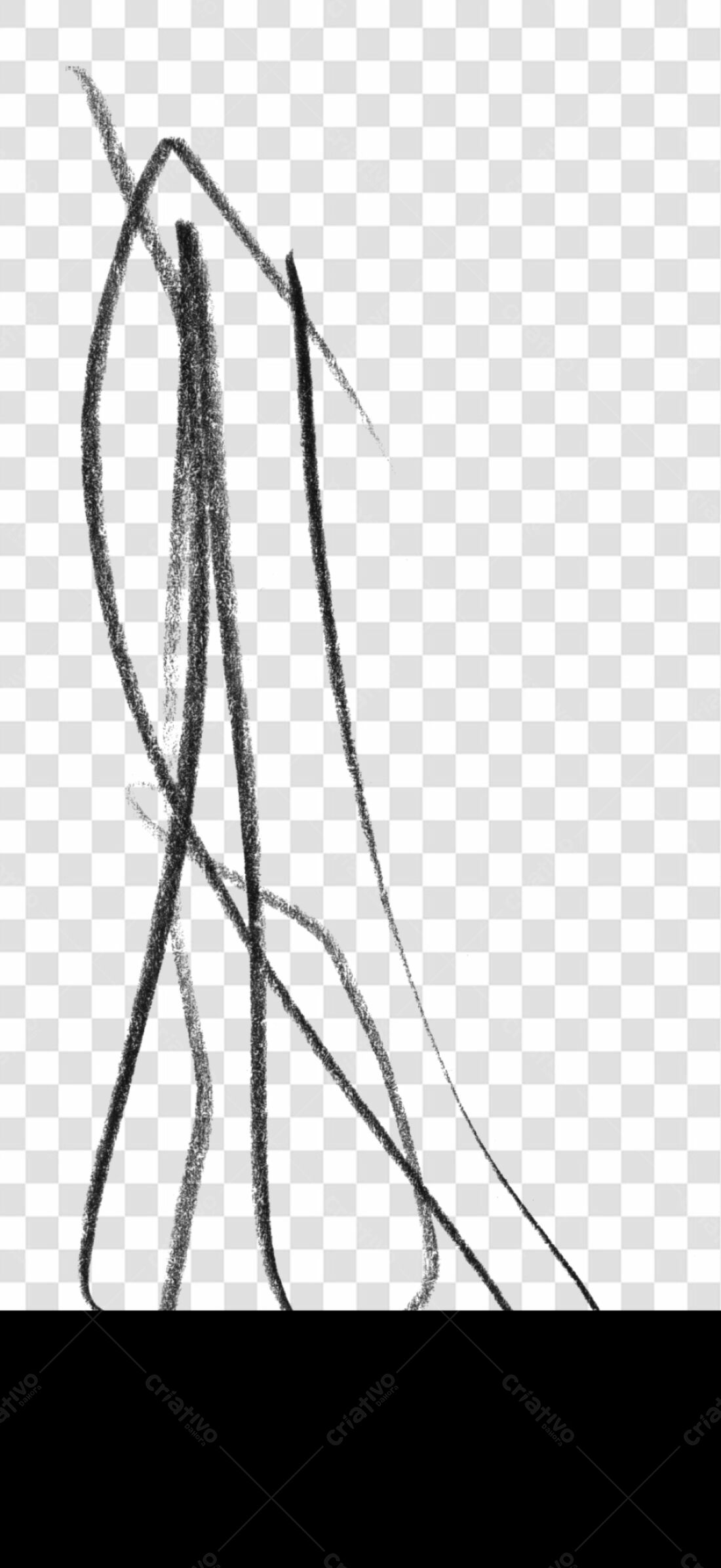 Arte Abstrata PNG com fundo transparente