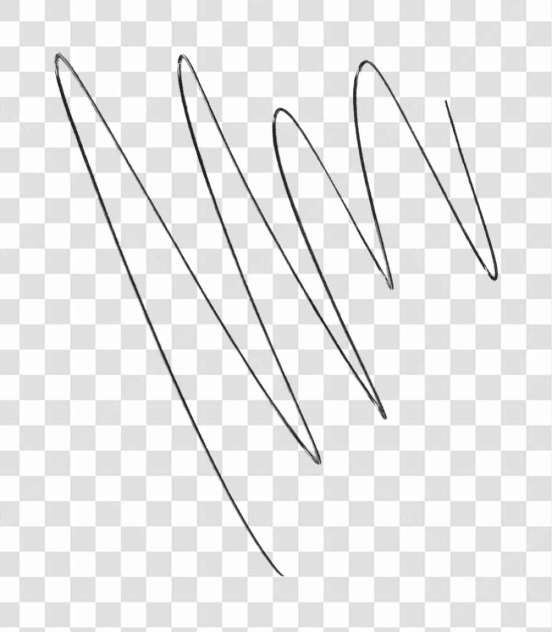 Elementos gráficos abstratos PNG com fundo transparente
