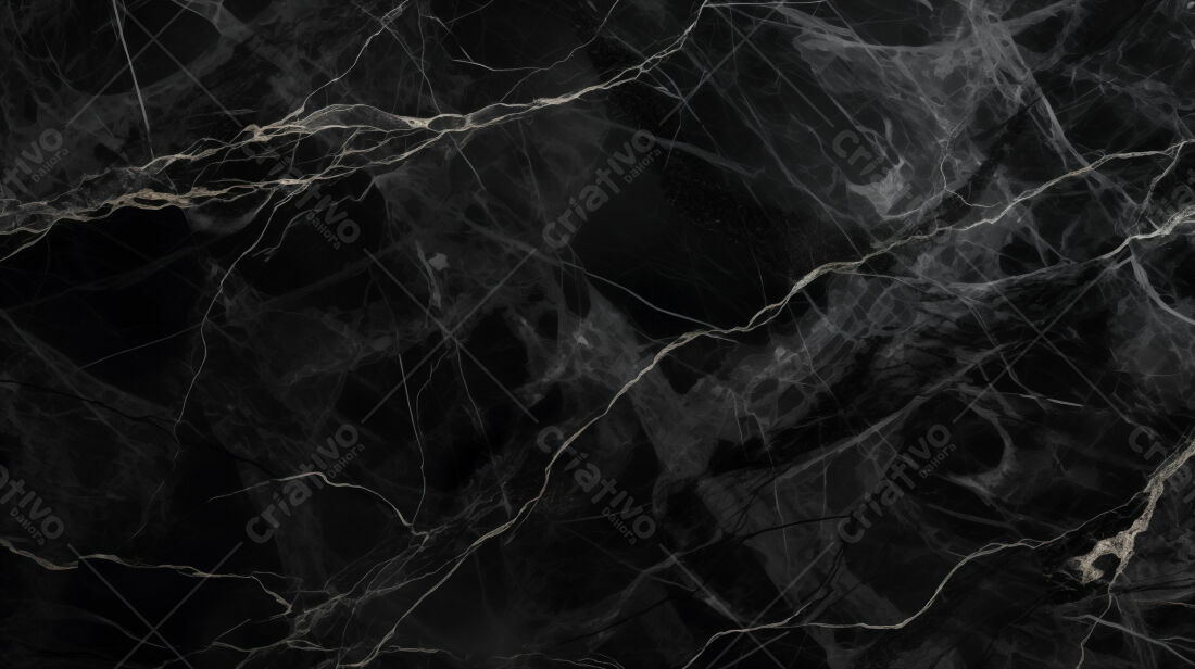 Textura Mármore Preto Veias Prateadas para Design