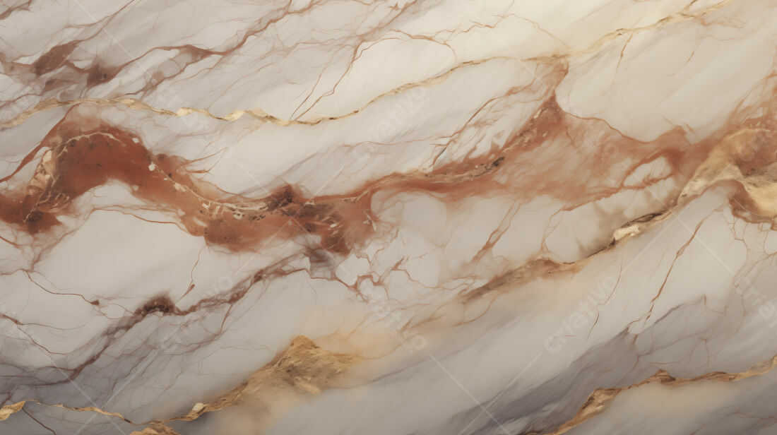 Textura Mármore Bege e Dourado para Design de Interiores