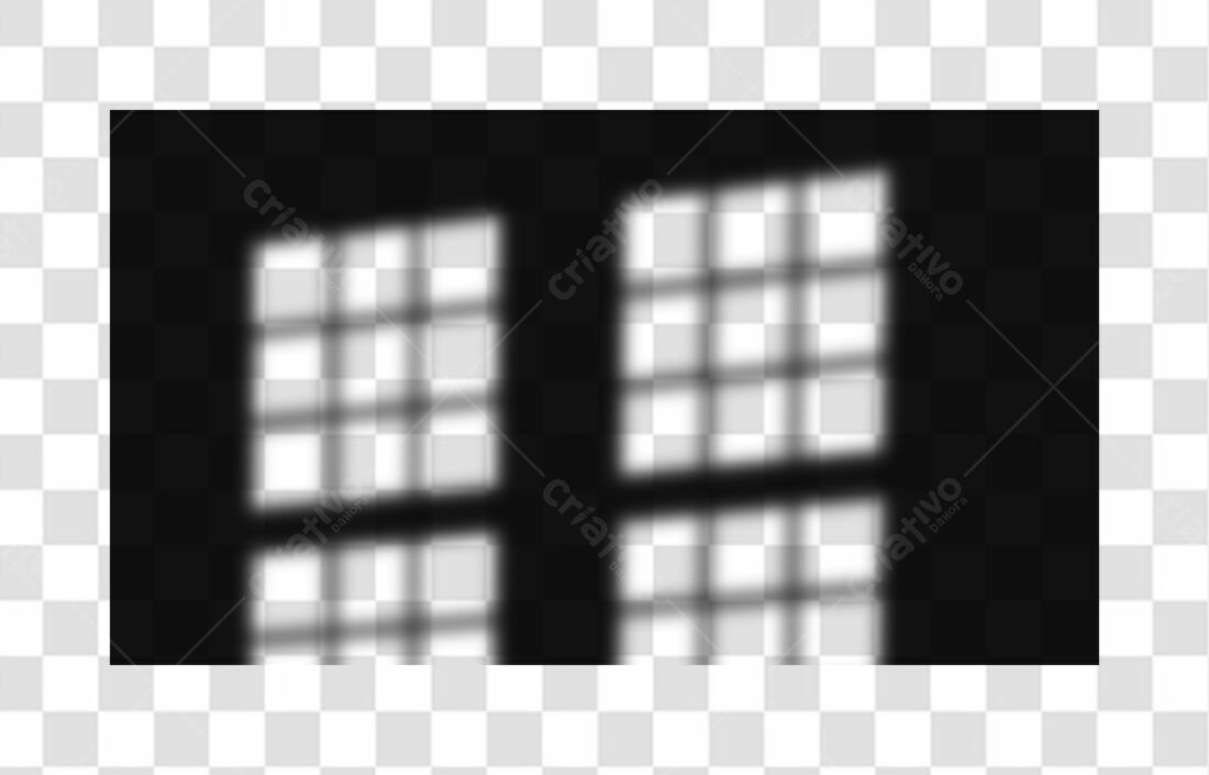 Overlay PNG com fundo transparente Janela Sombra