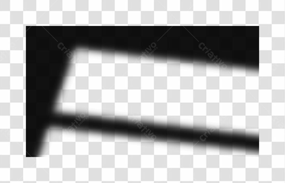 Banner sombra abstrata PNG com fundo transparente