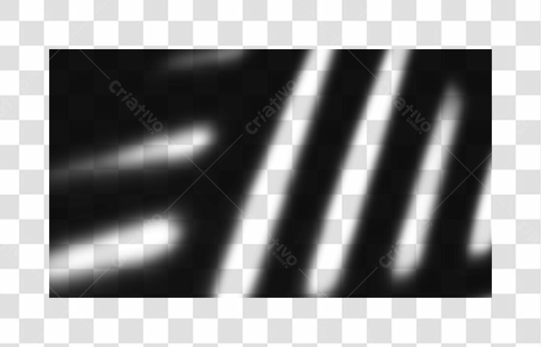 Banner abstrato preto e branco PNG com fundo transparente