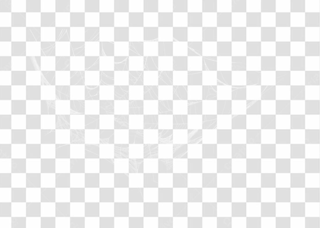 Elemento PNG teia de aranha com fundo transparente para Halloween