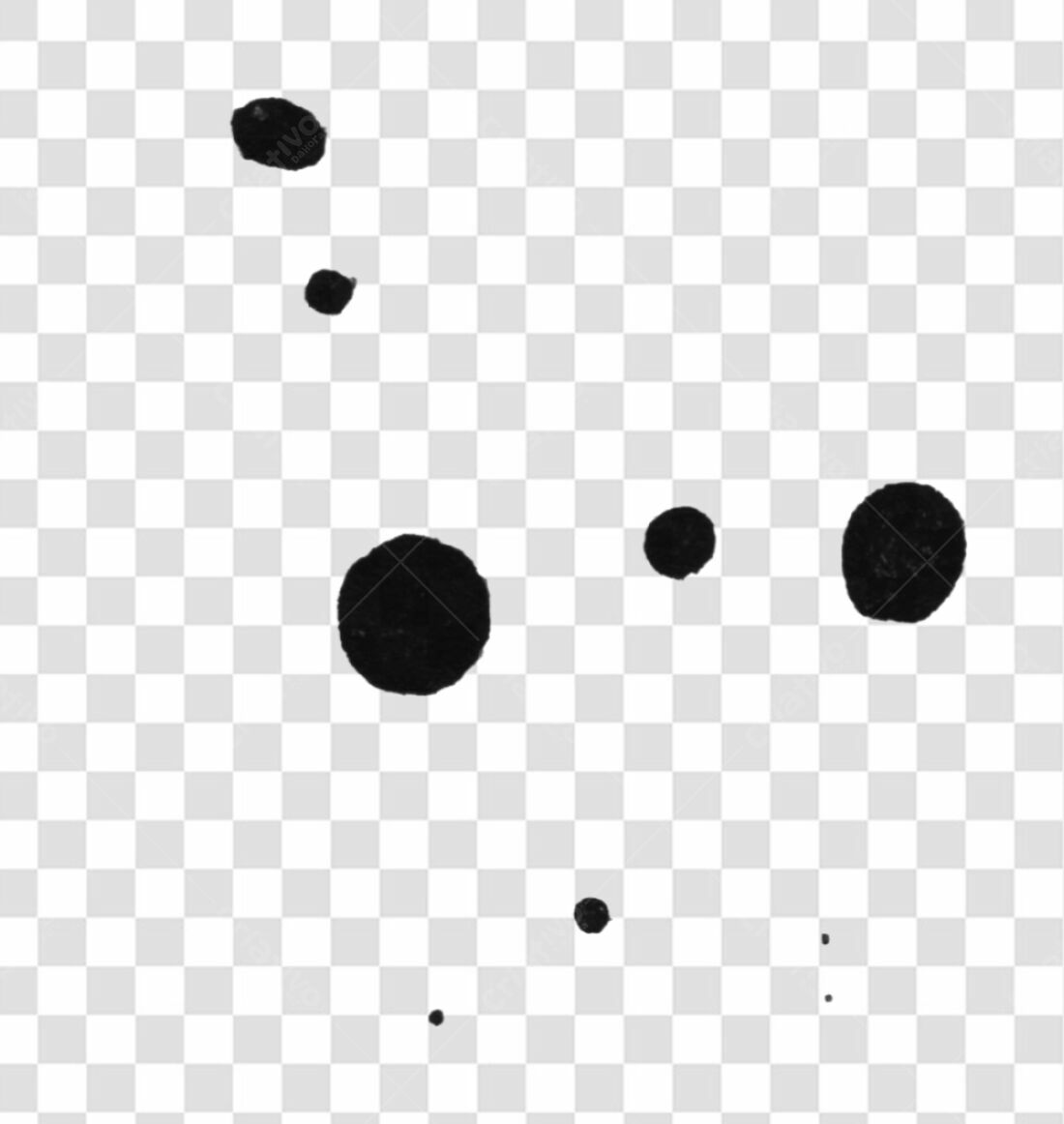 Elementos PNG com fundo transparente para design minimalista