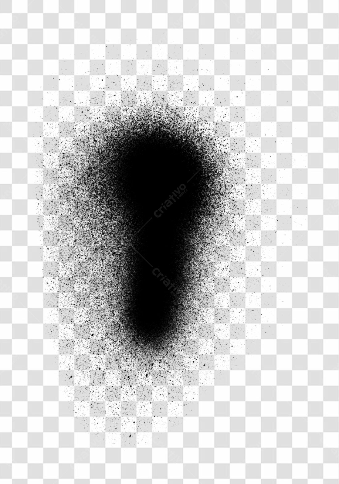 PNG Textura Spray Preto com fundo transparente