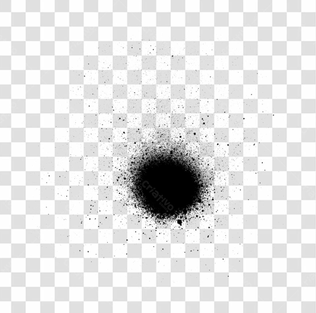 PNG Textura Spray Preto com fundo transparente