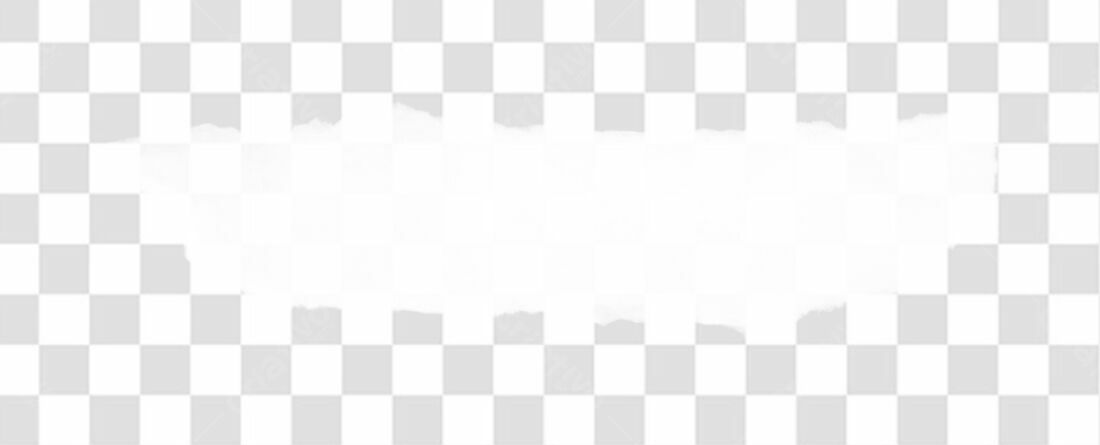 Banner rasgado PNG com fundo transparente