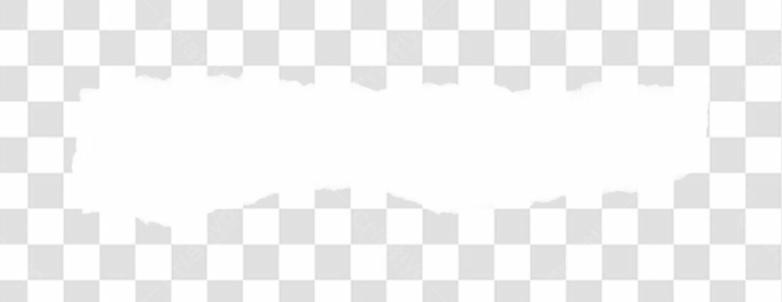 Banner rasgado PNG com fundo transparente