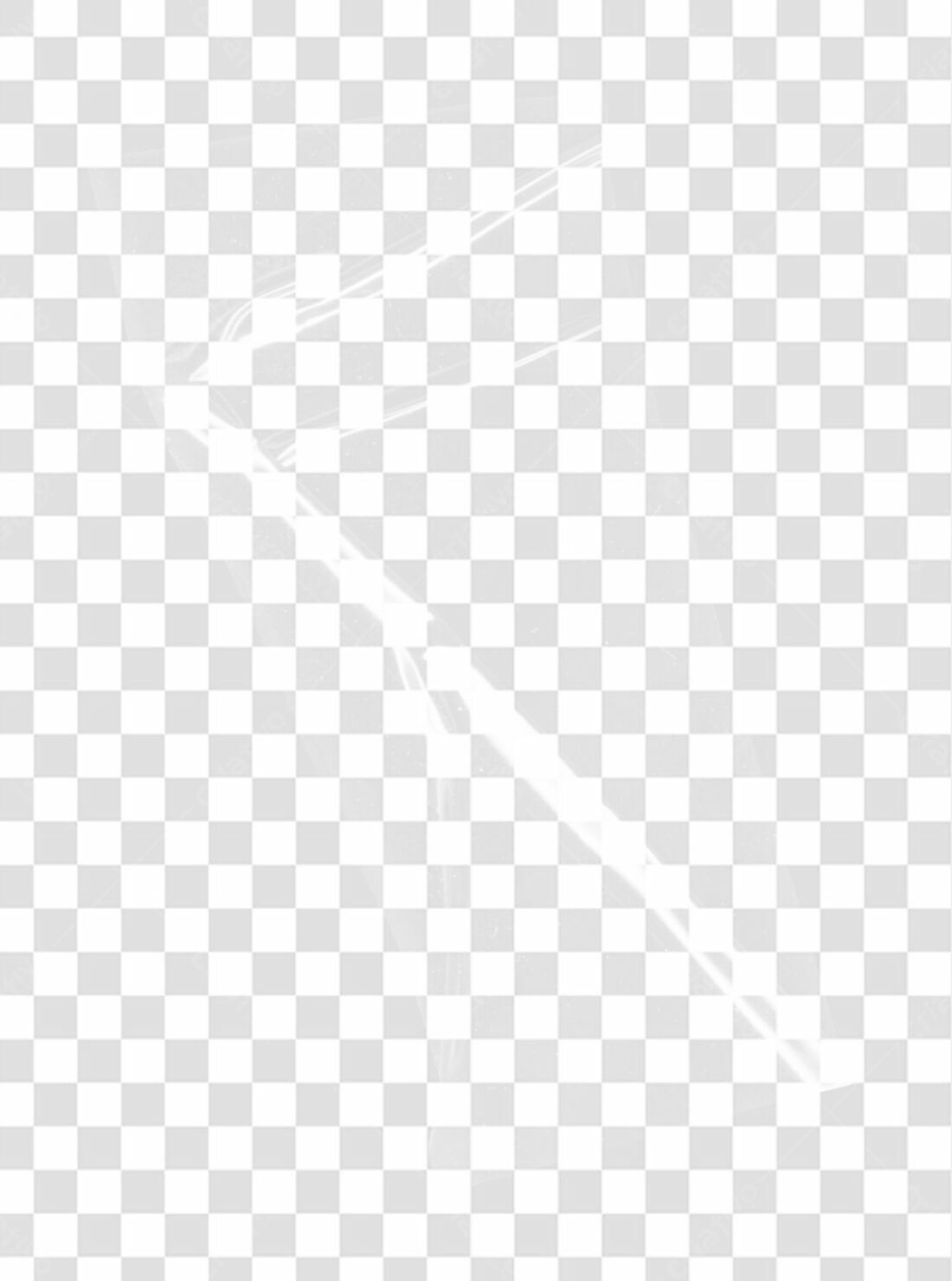 Overlay PNG com fundo transparente efeito luz