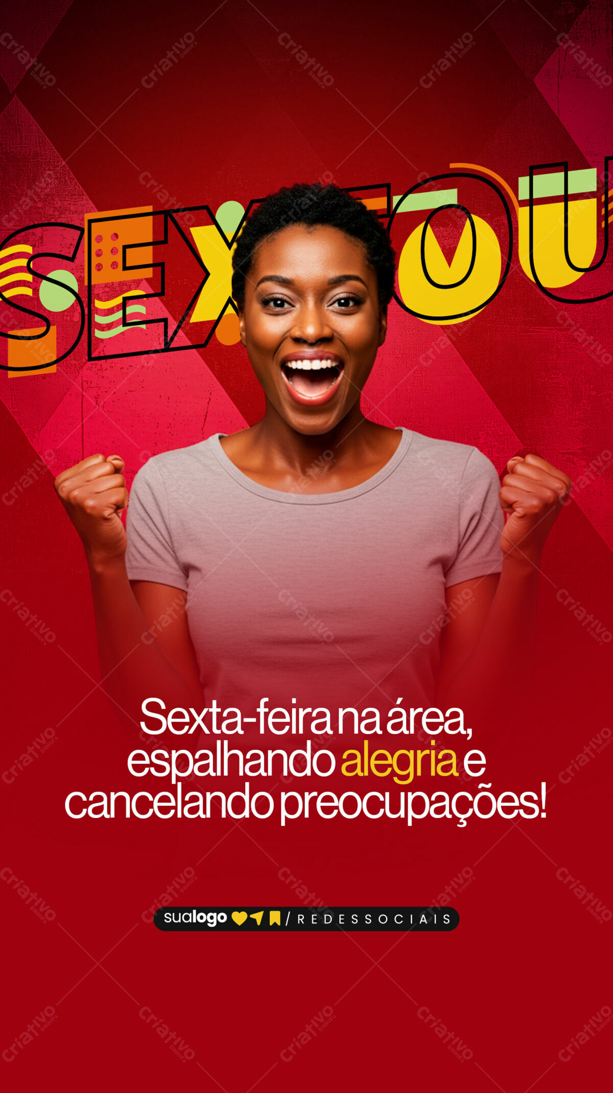 Flyer de Sexta-Feira PSD Editável