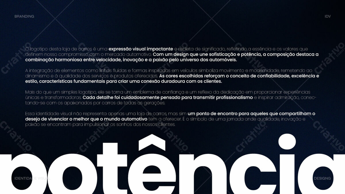 Logotipo Loja Carros PSD Editável