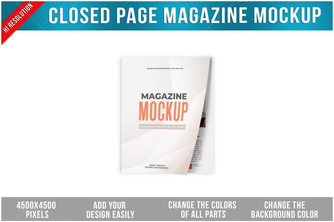 Mockup Revista Realista: Capa e Contracapa Abertas