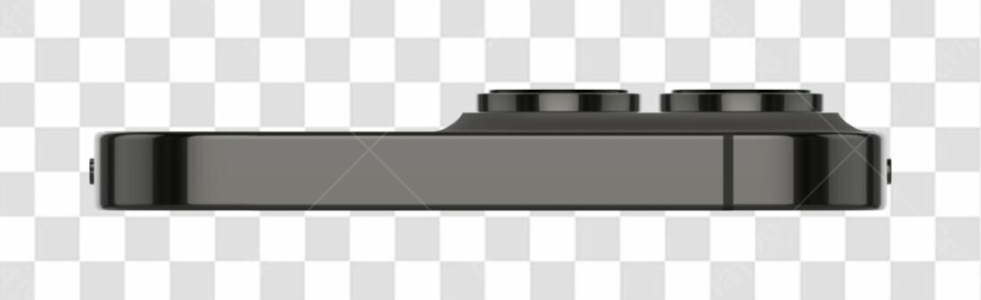 Mockup Dispositivo Eletrônico Preto PNG com fundo transparente