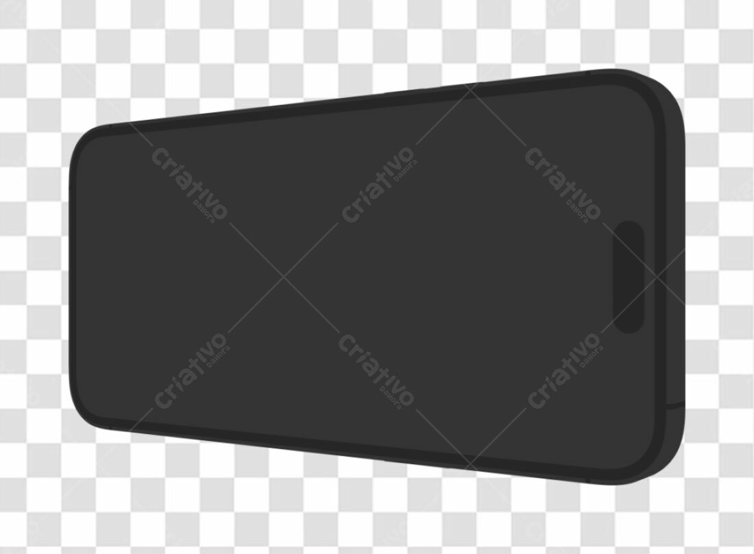 Mockup Celular PNG com fundo transparente