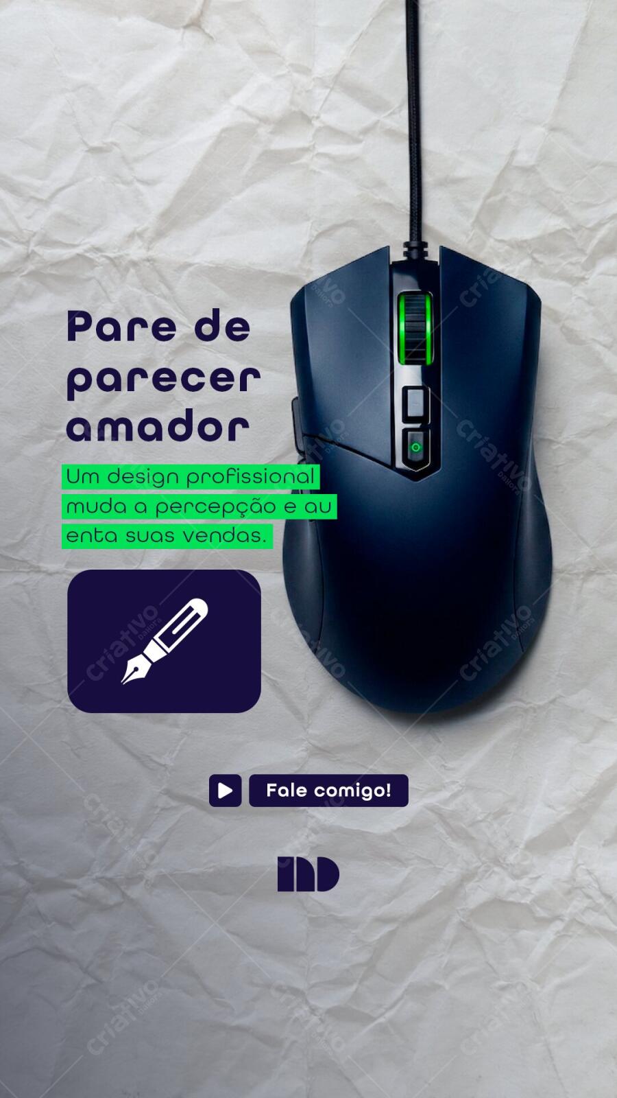 Story Instagram Agência Marketing Design PSD Editável