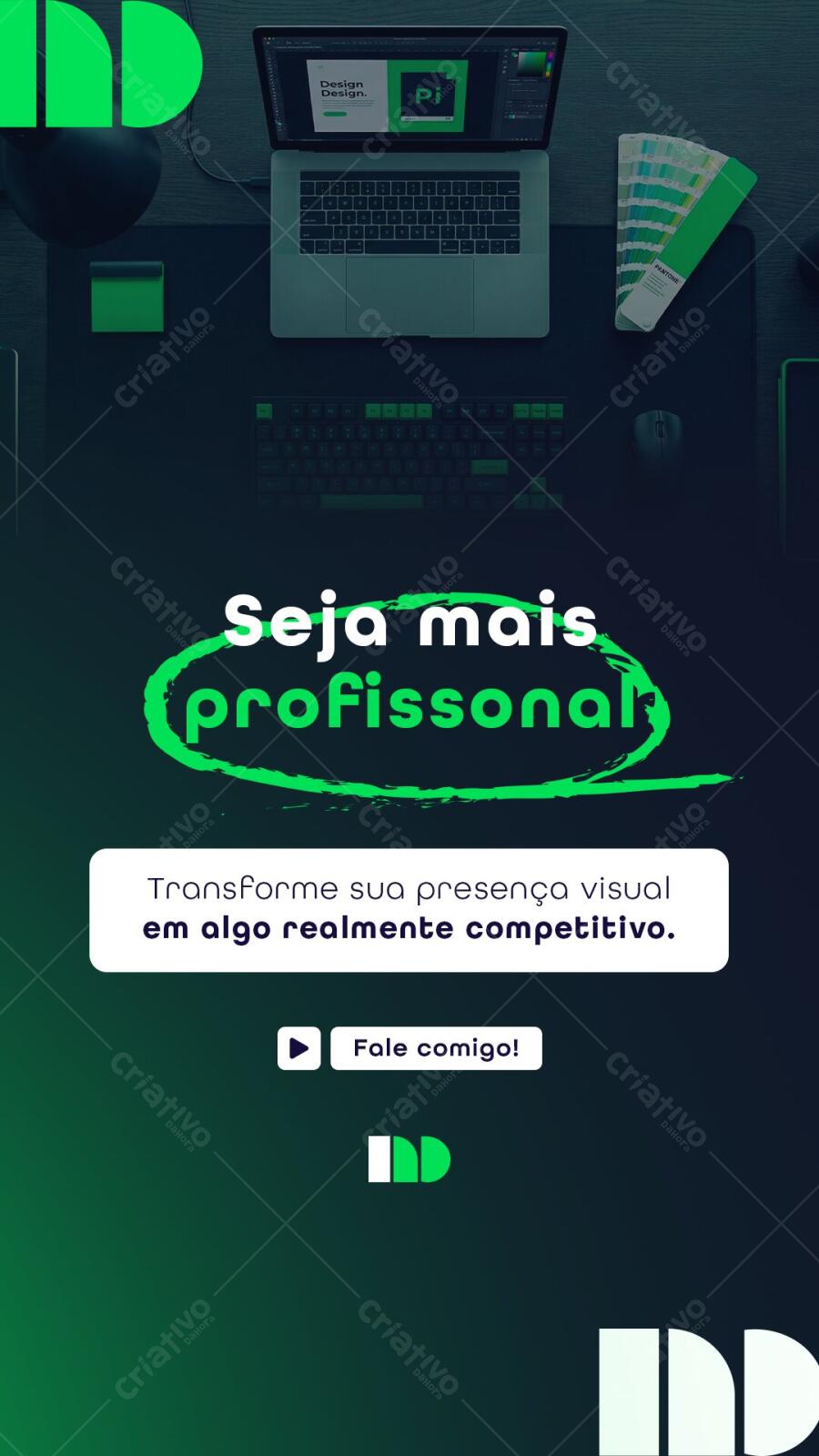 Story Instagram Marketing Digital Agência PSD Editável