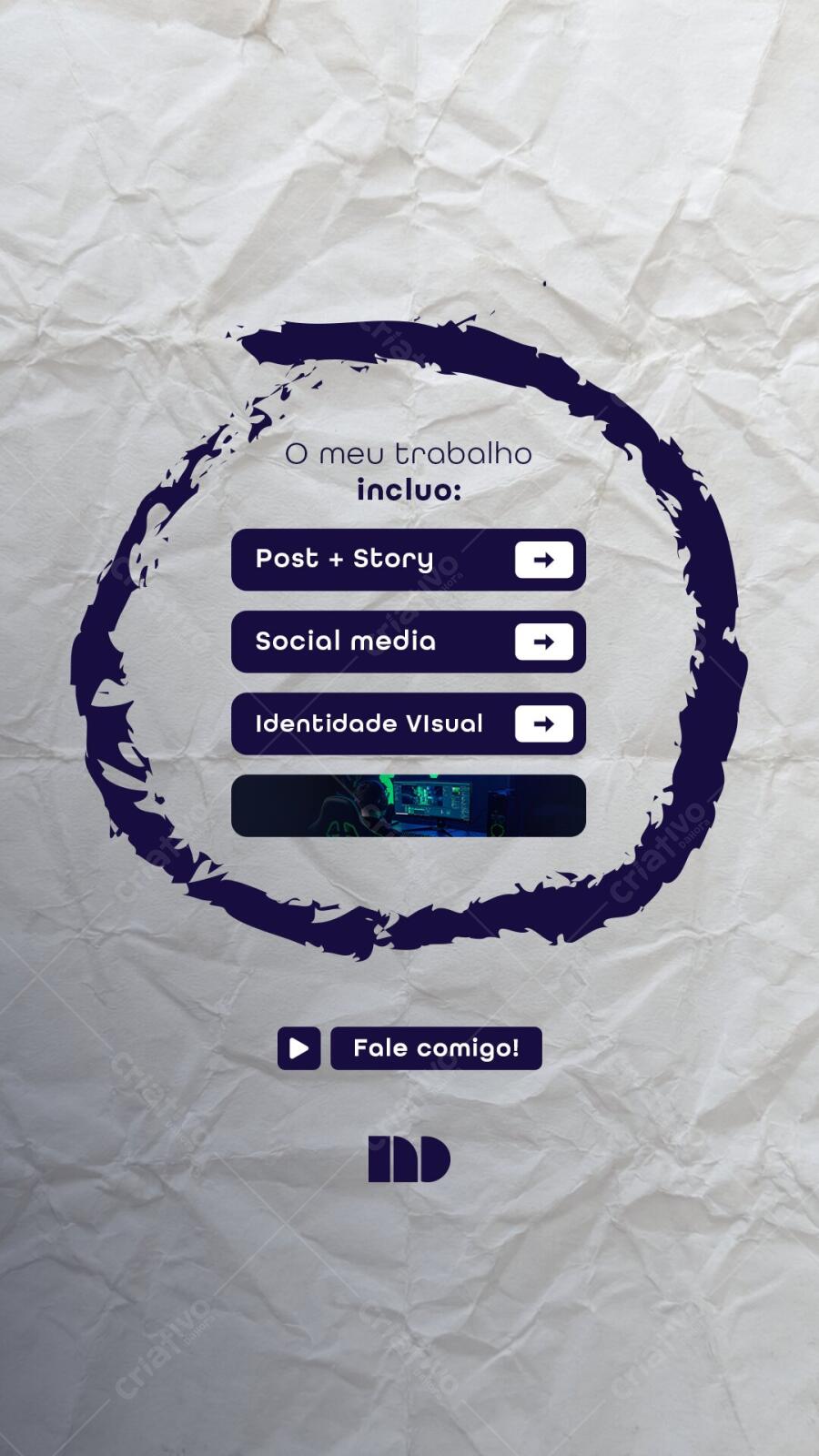 Editable PSD Instagram Story Digital Marketing Services