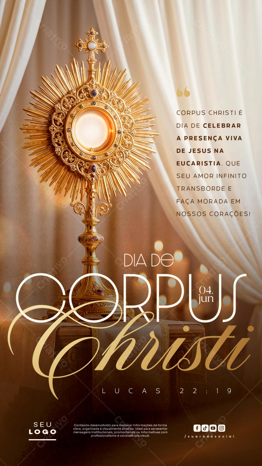 Editable PSD Corpus Christi June Instagram Post