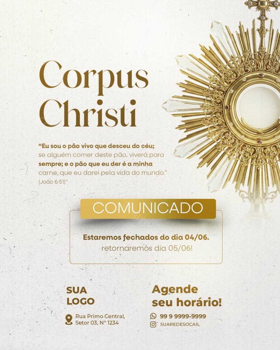 Editable PSD Corpus Christi June Instagram Post